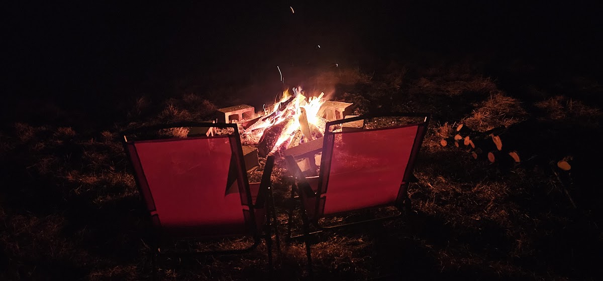 Fire circle at The Pearl