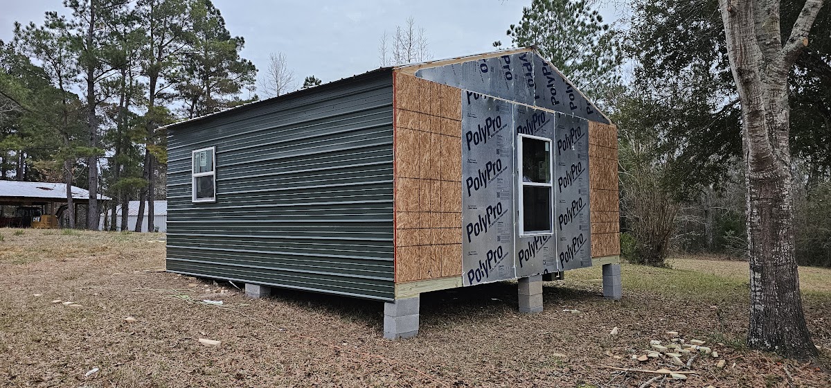 Tiny home being built at The Pearl